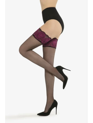 Punčochy Gatta Ars Amandi Calze Rose 15 den 1-6