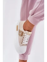 Dámské Tenisky Na Platformě S Dekorativním Detalem Béžové Annisae