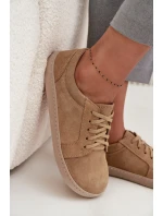 Barefoot typ tenisky z přírodního semiše Zazoo 314 béžové Barefoot typ tenisky z přírodního semiše Zazoo 314 béžové