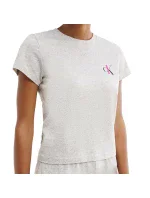 Dámské Tričko s krátkým rukávem QS6356E-GGE - Calvin Klein