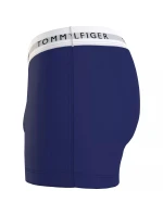 Pánské boxerky 3P TRUNK PRINT UM0UM02768 0W2 modré - Tommy Hilfiger