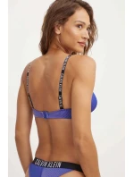 Dámská plavková podprsenka KW0KW02609 C86 modrá - Calvin Klein Dámská plavková podprsenka KW0KW02609 C86 modrá - Calvin Klein