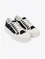 Trendy  tenisky dámské černé platforma