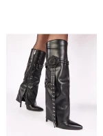 Kozačky na podpatku  model 221670 Solea