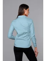 Světle modrá klasická dámská košile (HH039-41) Světle modrá klasická dámská košile (HH039-41)