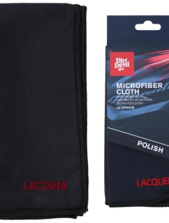 MIKROVLÁKNA NA LEŠTĚNÍ ČISTÍCÍ STĚRKA 40x40 cm DIRT DEVIL ČERNÁ