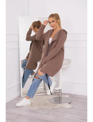 Zateplená bunda s kapucí mocca Zateplená bunda s kapucí mocca