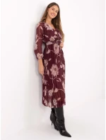 Šaty IT SK 11389.27P bordó Šaty IT SK 11389.27P bordó