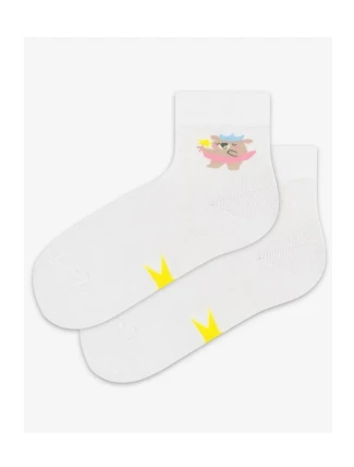 TENKÉ PONOŽKY BARVA 6-11 LET DÍVKY BÍLÉ 30-32 TENKÉ PONOŽKY BARVA 6-11 LET DÍVKY BÍLÉ 30-32