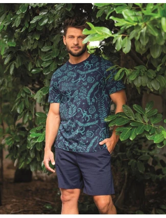 Pánské pyžamo Key MNS 934 A26 cr/r M-2XL