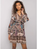 Šaty DHJ SK 15053.61 černá a béžová Šaty DHJ SK 15053.61 černá a béžová