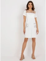 LK SK 506790 šaty.45 ecru LK SK 506790 šaty.45 ecru