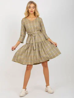 LK SK 507786 šaty.16P černá a žlutá