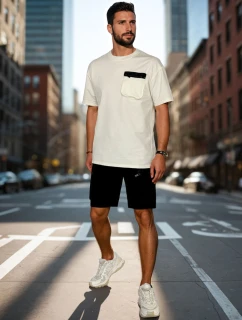 FashionStreet pánská bílá tepláková souprava AX0810