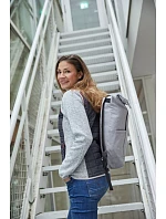 Daiber JN 741 Dámská pletená hybridní bunda 02.0741 light melange/anthracite melange