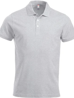 Clique Classic Lincoln S/S Pánské piqué polo z těžké bavlny 67.8244 ash