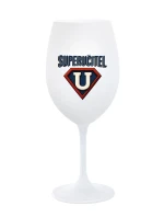 SUPERUČITEL (ZNAK) - bílá  sklenice na víno 350 ml