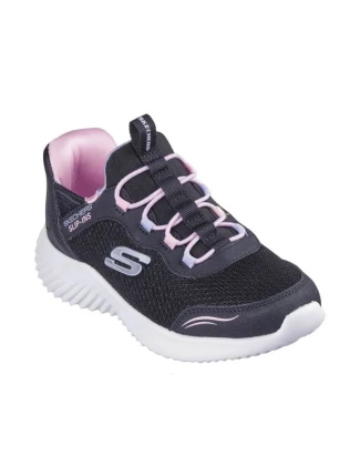 Boty Skechers Slip-ins Bounder Simple Cute Jr 303585N-BLK Boty Skechers Slip-ins Bounder Simple Cute Jr 303585N-BLK