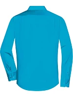 Daiber JN 678 Popelínová košile s dlouhým rukávem 02.0678 turquoise