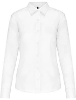 Kariban K 549 Popelínová halenka "Jessica" s dlouhým rukávem 20.K549 white