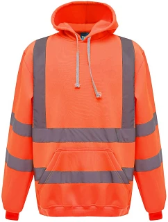 Yoko HVK 05 Hi-Vis mikina s kapucí 79.VK05 hi vis orange