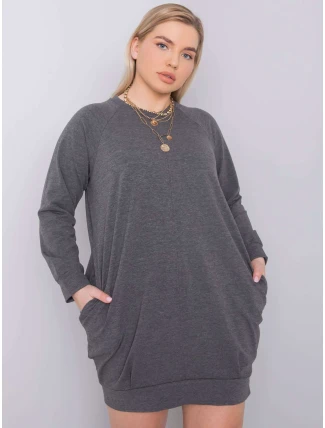 Šaty RV SK 6296.99 tmavě šedá Šaty RV SK 6296.99 tmavě šedá