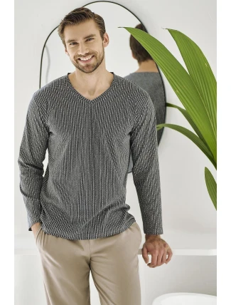 Taro Luca 3482 dlouhé/r 3XL-4XL Z25/26 pánské pyžamo