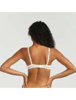 Dámská hladká vyztužená podprsenka DIM INVISIFREE PADDED BRA - DIM - smetanová