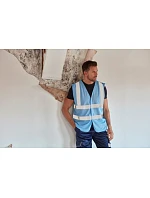 Yoko HVW 120 Hi-Vis síťovaná bezpečnostní vesta 79.W120 white Yoko HVW 120 Hi-Vis síťovaná bezpečnostní vesta 79.W120 white