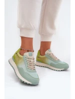 Kožené Sportovní Boty S Síťovinou Dámské Vinceza 66775 Zelené