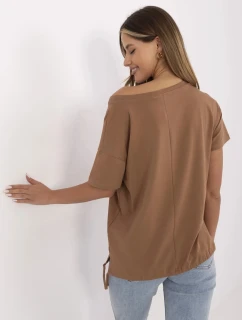 Tričko CLM TS 1019.79 světle hnědé