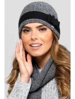 Dámská čepice Katalonia černo-bílá - Kamea Dámská čepice Katalonia černo-bílá - Kamea