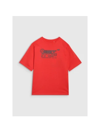 Dětské tričko oversize s potiskem 4F 4FJRSS25TTSHU3296-62S