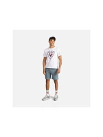 Pánské tričko ROSSIGNOL Cliffside Tee, bílé Pánské tričko ROSSIGNOL Cliffside Tee, bílé