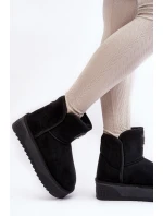 Vegan Voděodolné Sněžnice Na Platformě DFranklin DFSH371004 Černé