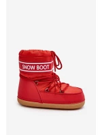 Dámské vázané sněhule Červené Soia