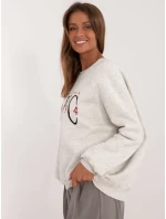 Mikina EM BL 857.88 světle šedá