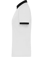 Daiber JN 1307 Dámské piqué polo se zipem 02.1307 white/black