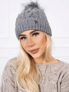 Čepice K168 tmavě šedá