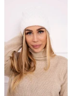 Fleecová čepice K204 bílá