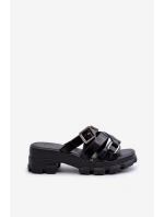 Vonné Dámské Sandály Na Nízkém Podpatku ZAXY NN285043 Černé