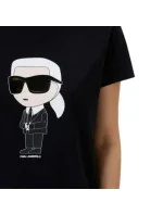 Karl Lagerfeld Ikonik Tričko W 230W1700 Karl Lagerfeld Ikonik Tričko W 230W1700