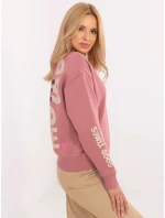 Mikina D10600T02695A tmavě růžová Mikina D10600T02695A tmavě růžová