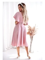 Společenské šaty model 208820 růžové - With You Společenské šaty model 208820 růžové - With You