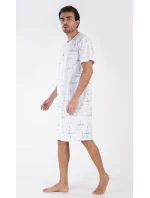 Pánská noční košile s krátkým rukávem Plachetnice Pánská noční košile s krátkým rukávem Plachetnice