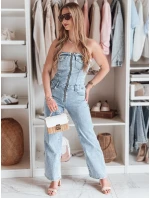 Dámský džínový overal s korzetem GORSSANKA modrý FashionStreet EY2587