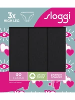 sloggi GO Crush High leg C3P - BLACK - SLOGGI BLACK - SLOGGI
