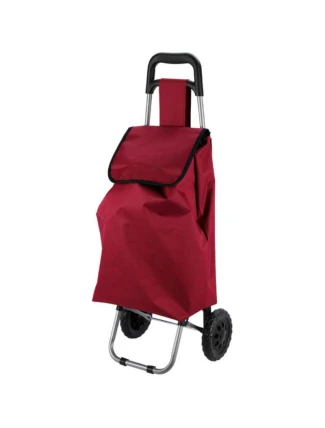 NÁKUPNÍ VOZÍK NA KOLEČKÁCH S RÁMEM 33L ČERVENÝ NÁKUPNÍ VOZÍK NA KOLEČKÁCH S RÁMEM 33L ČERVENÝ