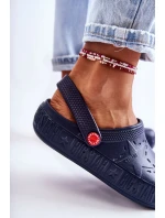Dámské světlé pantofle Big Star II275002 námořnická modrá Dámské světlé pantofle Big Star II275002 námořnická modrá