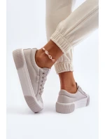 Dámské tenisky na tlusté podrážce Lee Cooper LCW-24-31-2178 šedé